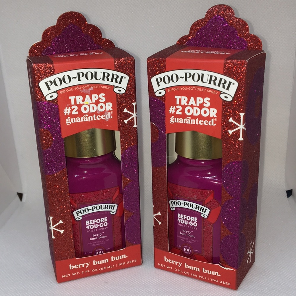 NIOB Poo-Pourri Set of 2 Berry Bum Bum Spray